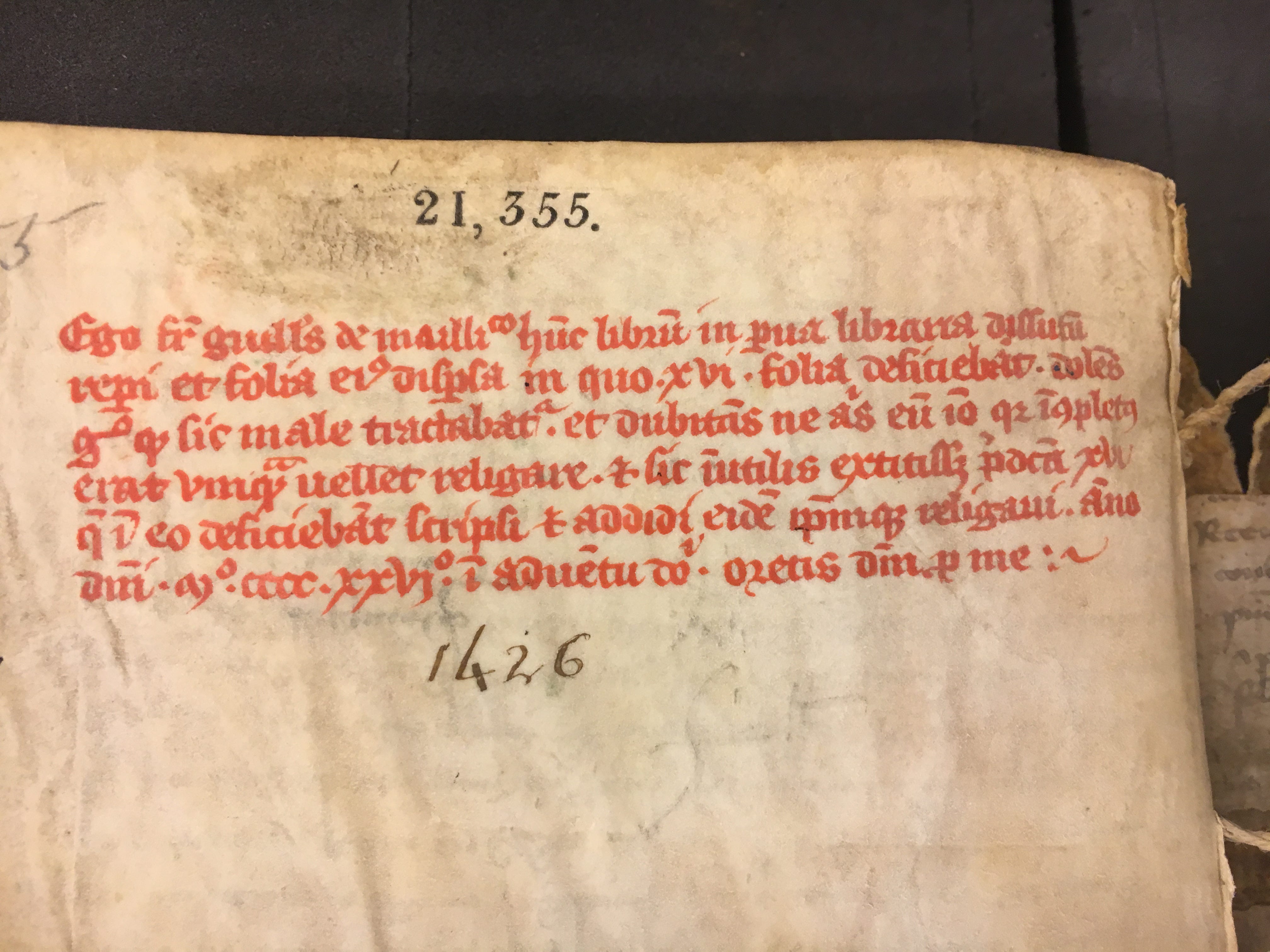 Fifteenth Century Script The confession of a 15th-century curator of manuscripts