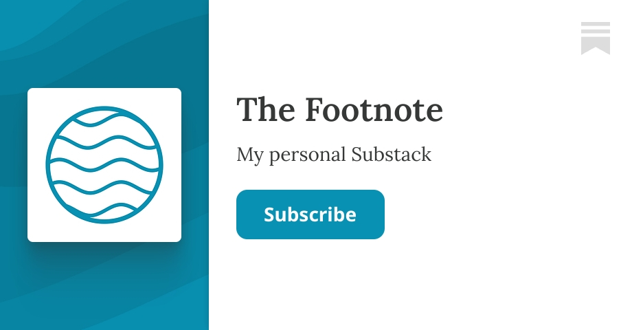 The Footnote | Substack