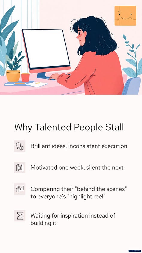 Consistency is the Quiet Work That Turns Scattered Effort Into Visible Momentum