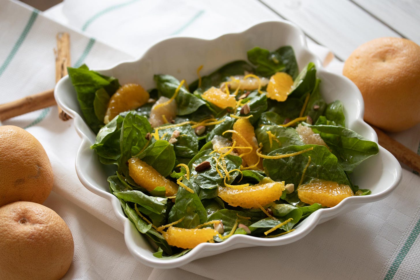 Spinach Salad With Citrus Dressing