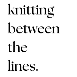 knitting between the lines