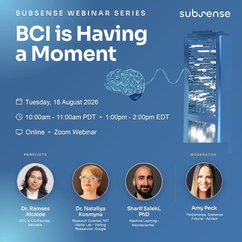Cover Image for Subsense Webinar Series - BCI Is Having A Moment