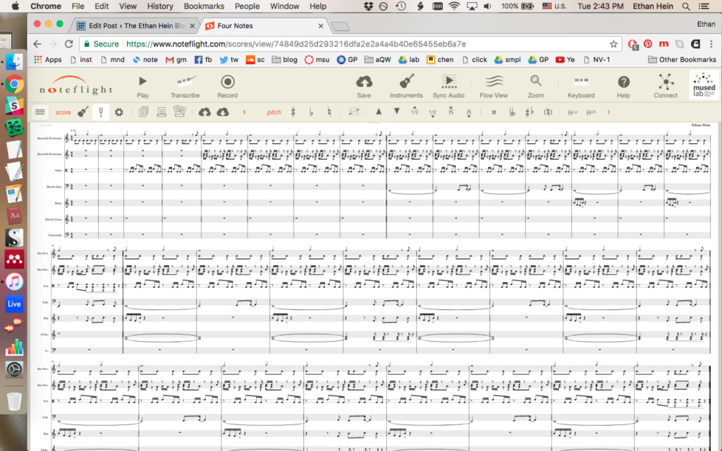 Noteflight score zoomed all the way out Noteflight score zoomed all the way out