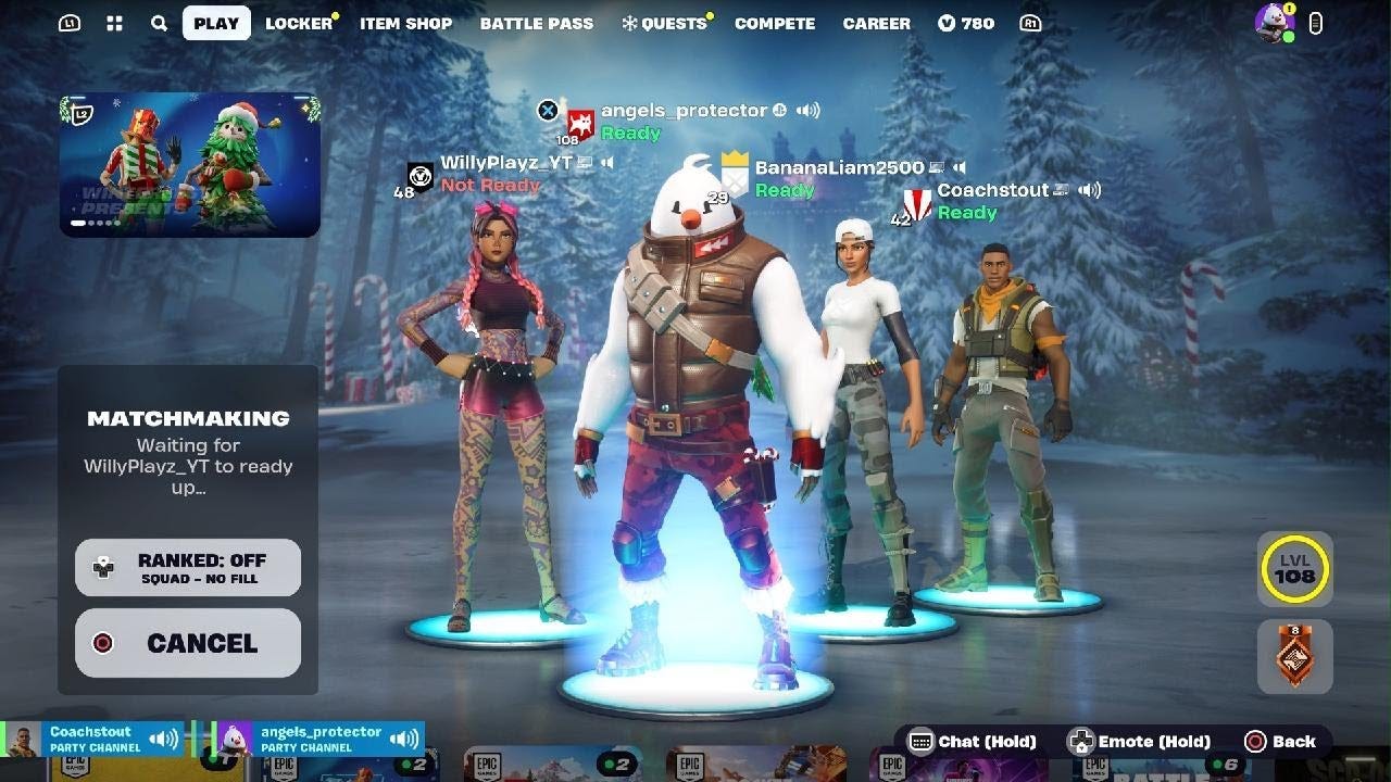 Fortnite squad 4th insane ending