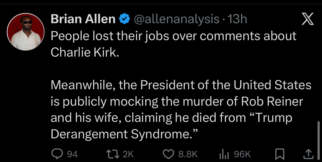 Backlash Erupts After Trump Attacks Rob Reiner Hours After Double Homicide