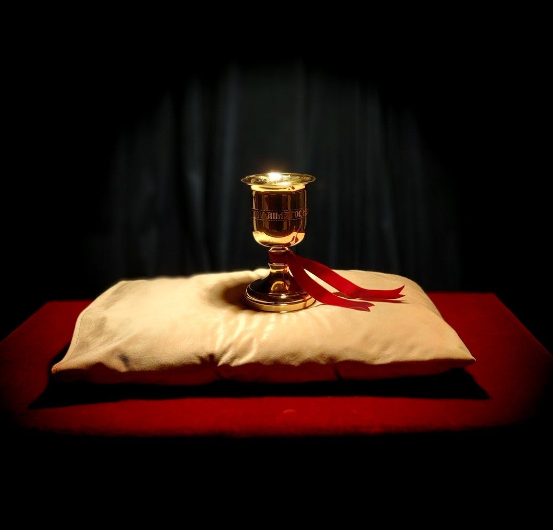 Graal for the Gnostic Mass * Holy Graal of the Ecclesia Gnostica Catholica  * Cap of Babalon * Thelemic Chalice * Magick Cap - Etsy