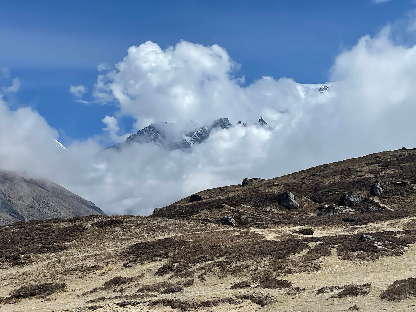 And the clouds close in!