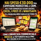 Hai Speso €30.000 tra Campagne Marketing e CRM. Ma i Tuoi Commerciali Usano Ancora Excel, i Post-it e WhatsApp. E il Problema Non È Quello Che Pensi Tu.