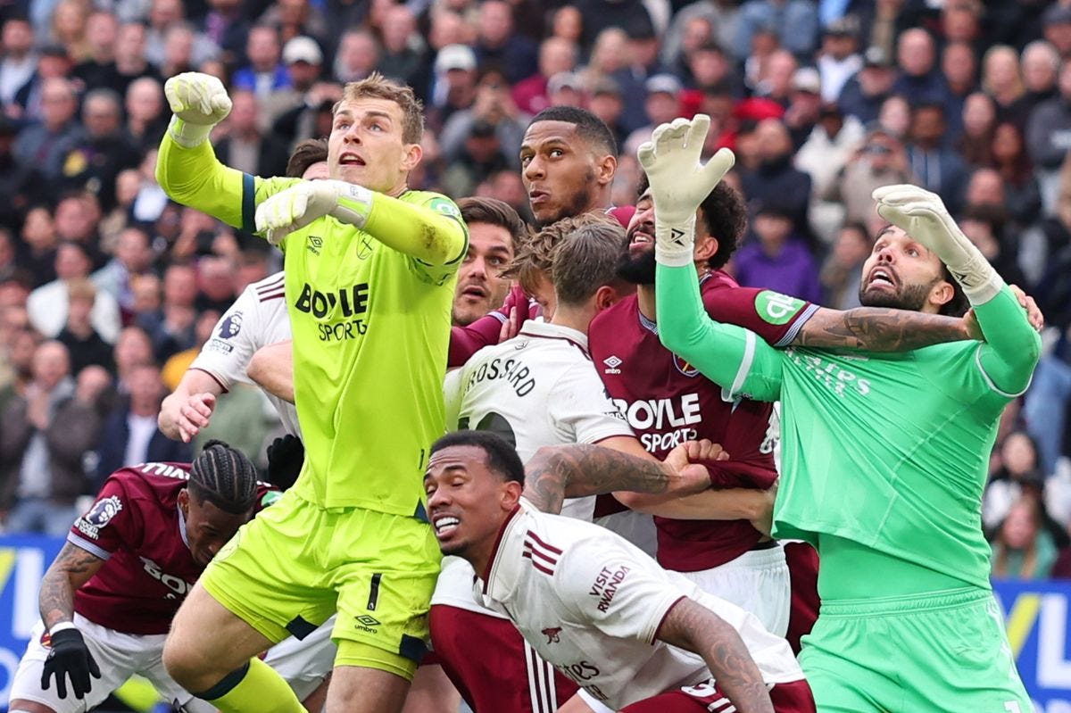 VAR checked THREE incidents before ruling out West Ham goal in chaotic Arsenal ending - The Mirror VAR checked THREE incidents before ruling out West Ham goal in chaotic Arsenal ending - The Mirror