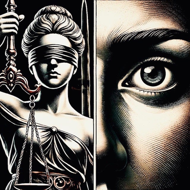 Justice is Blind, We are not logo