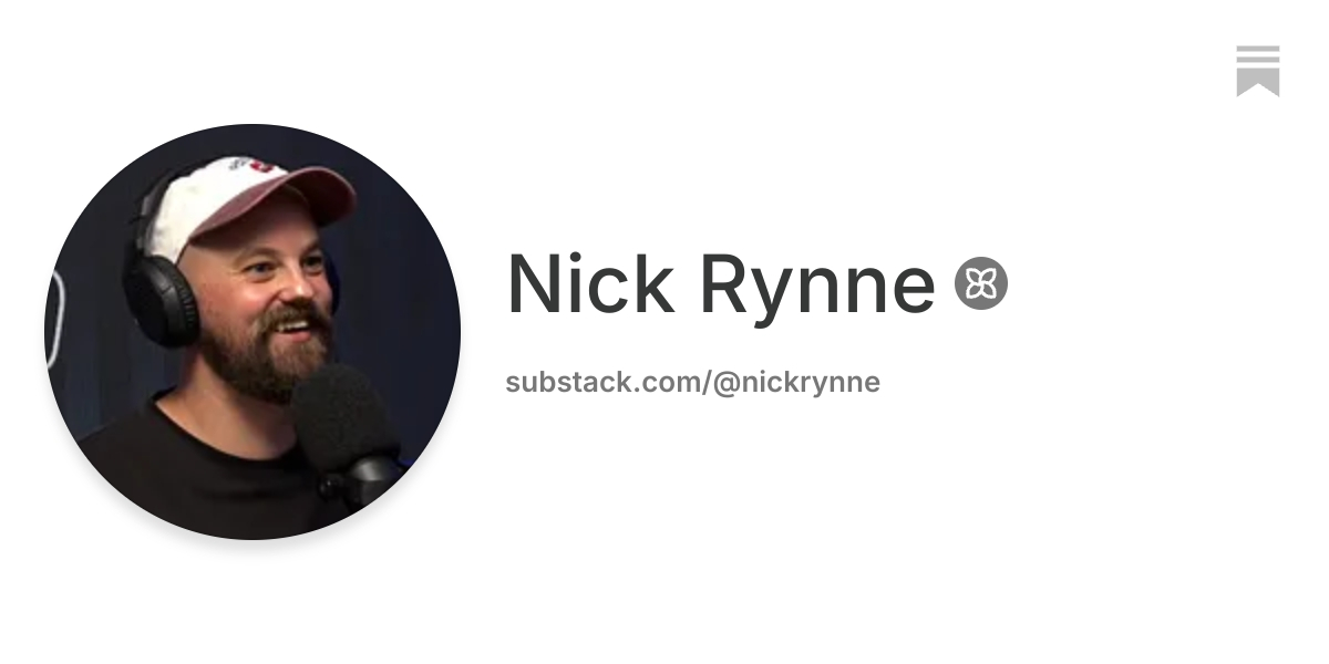 Nick Rynne | Substack