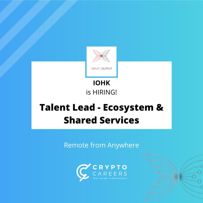 text and logo over a dual colored background