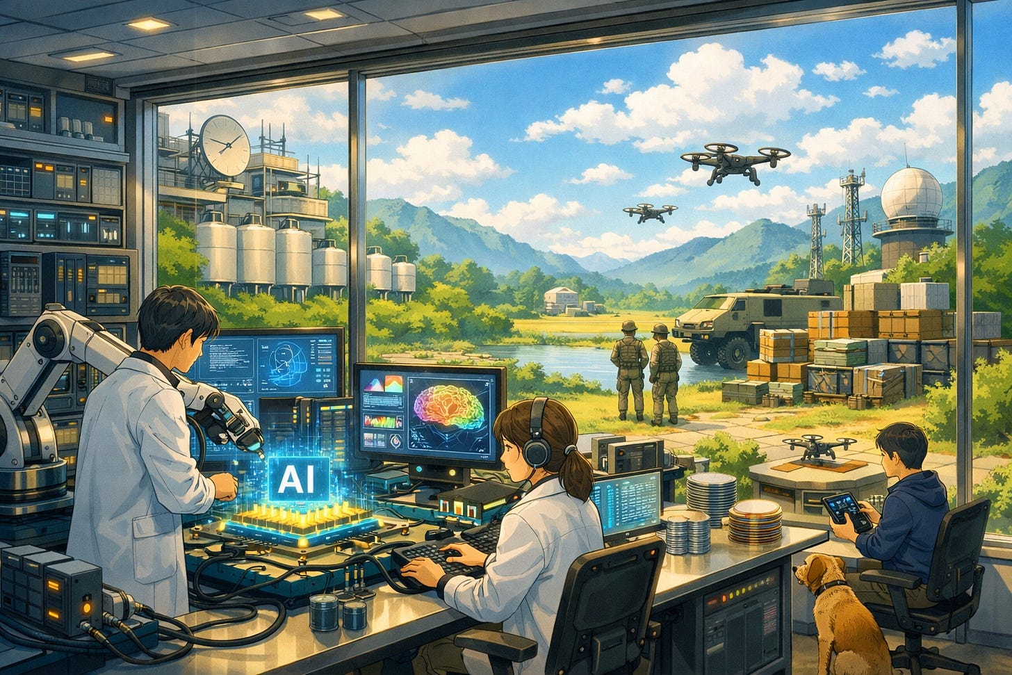 Ghibli indoor tech observatory