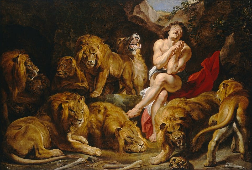 Daniel in the Lions' Den (Rubens) - Wikipedia