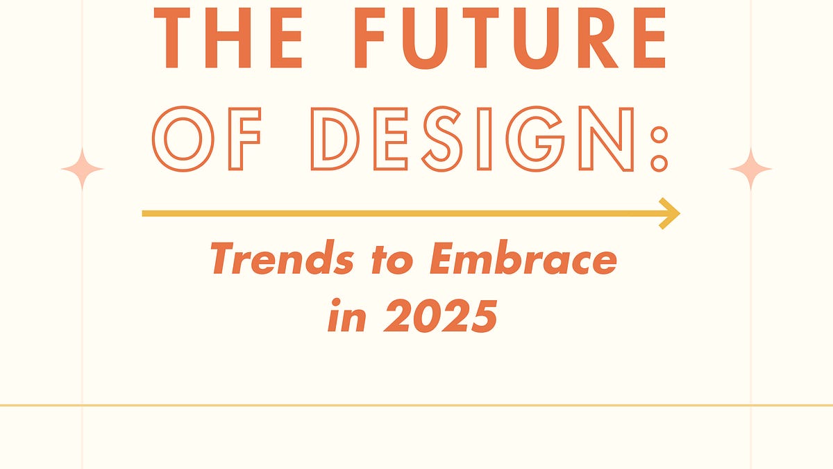 The Future of Design: Trends to Embrace in 2025