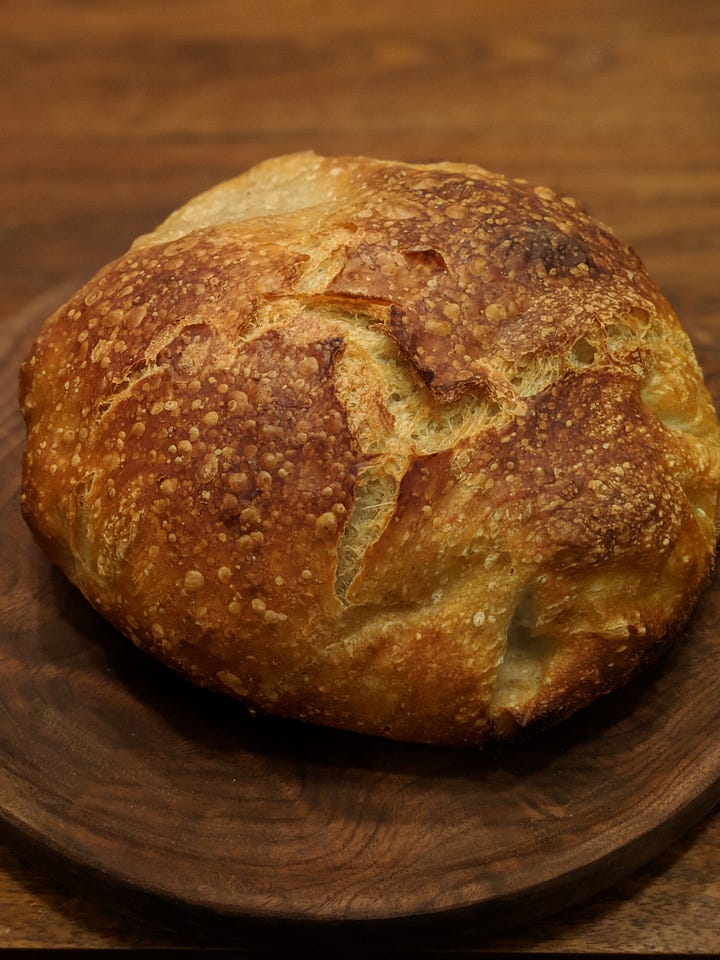 sourdough improves after resting in the fridge