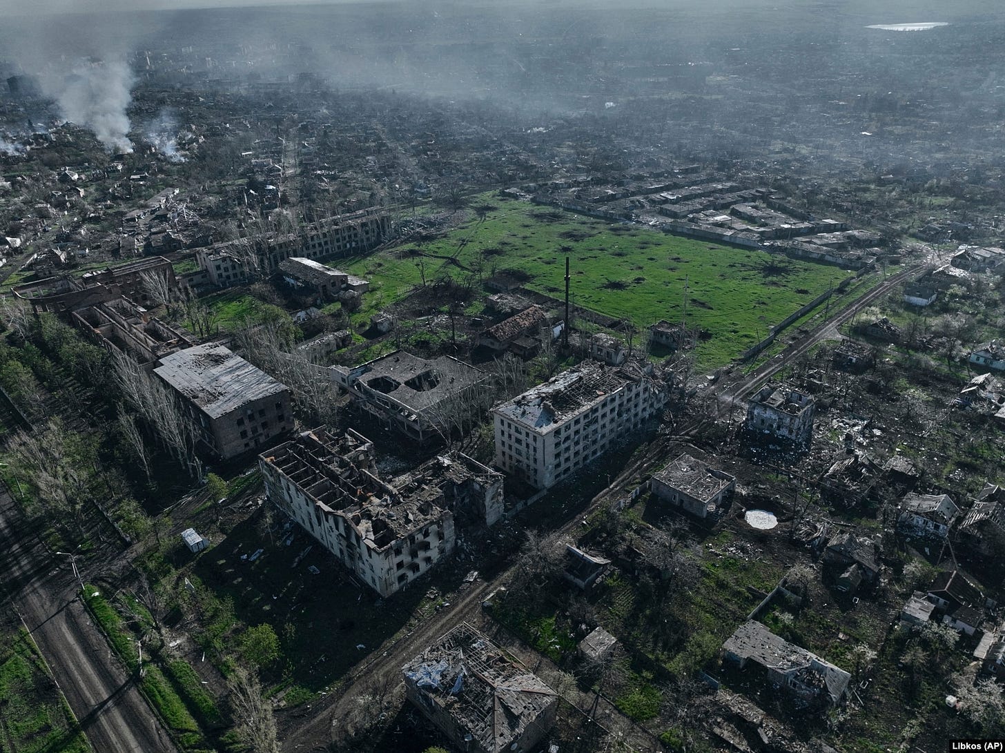 Russia&#39;s Wagner mercenary group has spearheaded much of the advance into Bakhmut, claiming earlier in April that its forces controlled 80 percent of the city, something refuted by Kyiv.