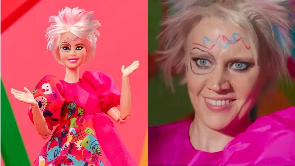 weird barbie