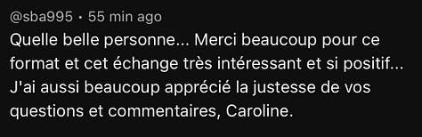 Vos retours sont tellement dingues, merci !