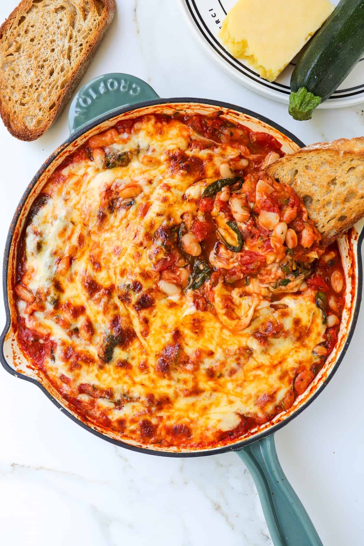 Cheesy White Bean Tomato Bake – Goodness Avenue