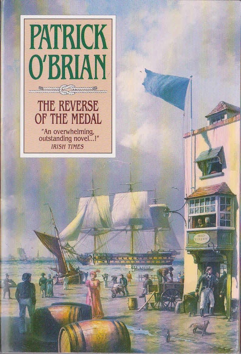 Patrick O'Brian THE REVERSE OF THE MEDAL book cover scans