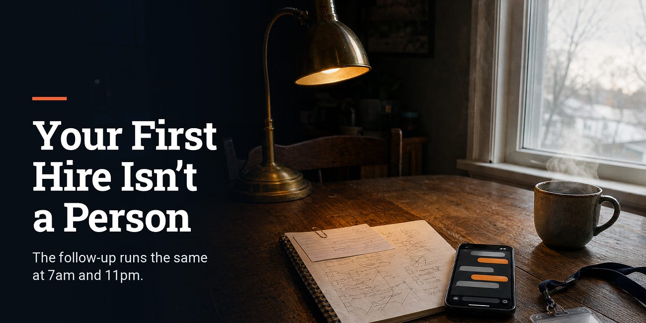 Your First Hire Isn't a Person