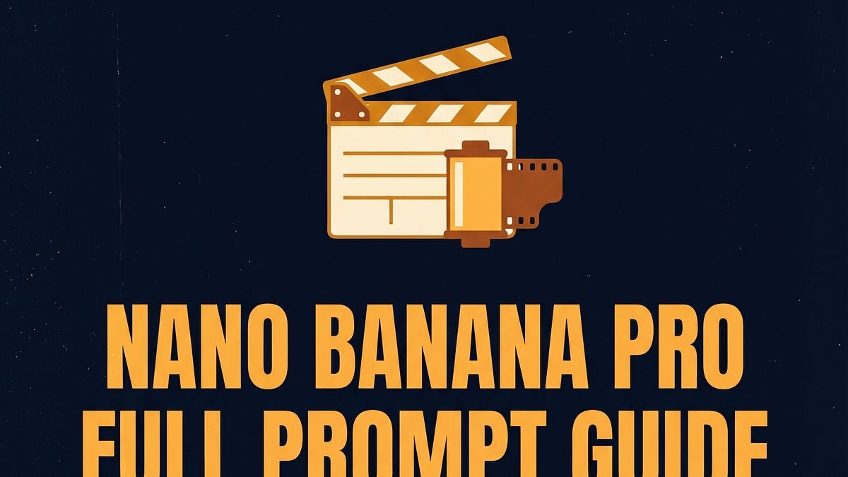 NANO BANANA PRO FULL PROMPT GUIDE: 16 SECRETS TO GENERATE ANY IMAGE YOU ...