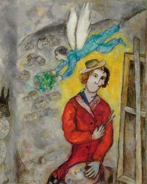 Marc Chagall (1887-1985) | Autoportrait | 1940s, Paintings | Christie's