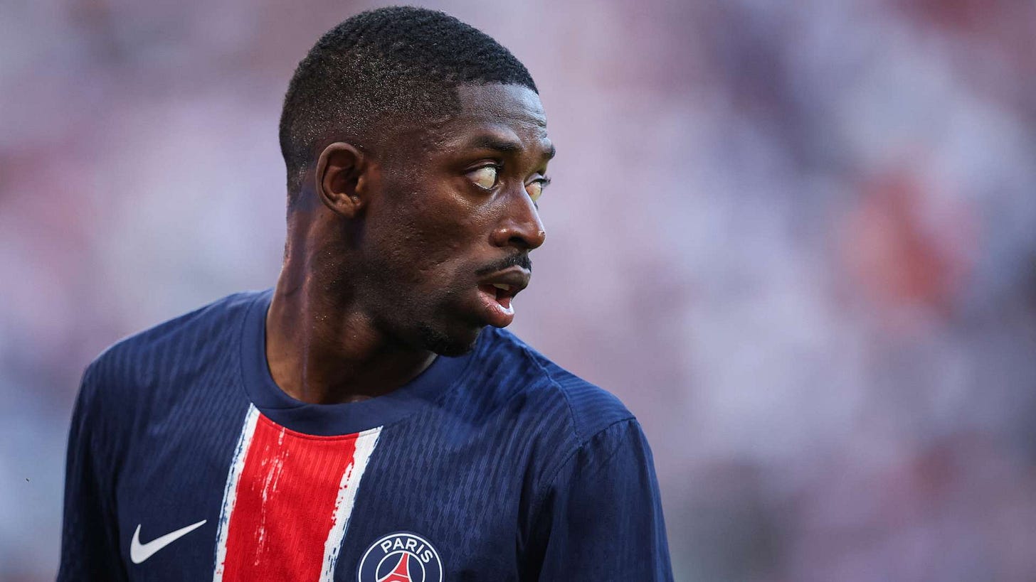 Key PSG star Ousmane Dembele DROPPED for Champions League clash with  Arsenal after furious bust-up with manager Luis Enrique | Goal.com