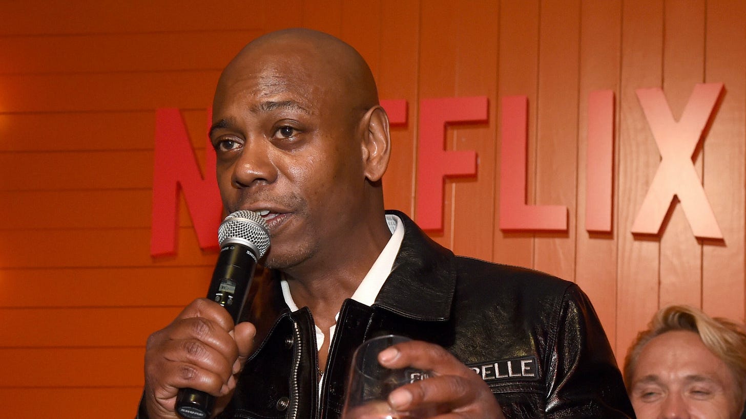 LOS ANGELES, CA - SEPTEMBER 17: Dave Chappelle attends the 2018 Netflix Primetime Emmys After Party at NeueHouse Hollywood on September 17, 2018 in Los Angeles, California.