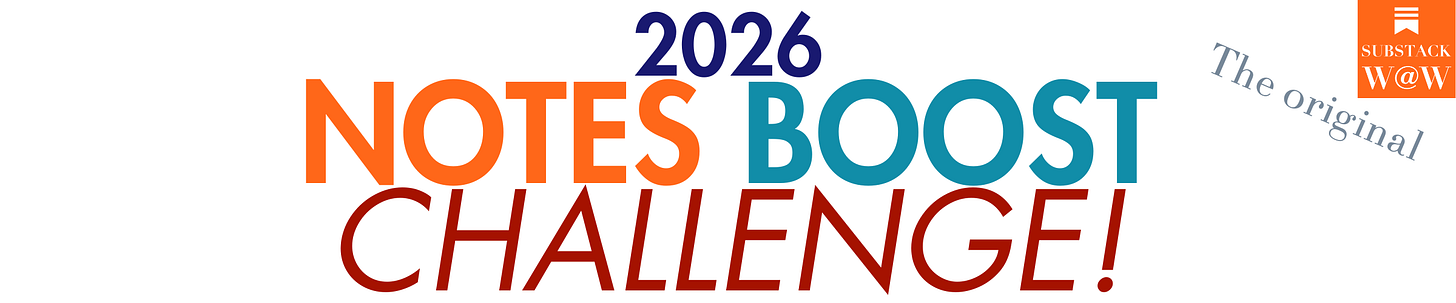 2026 Notes Boost Challenge: The original
