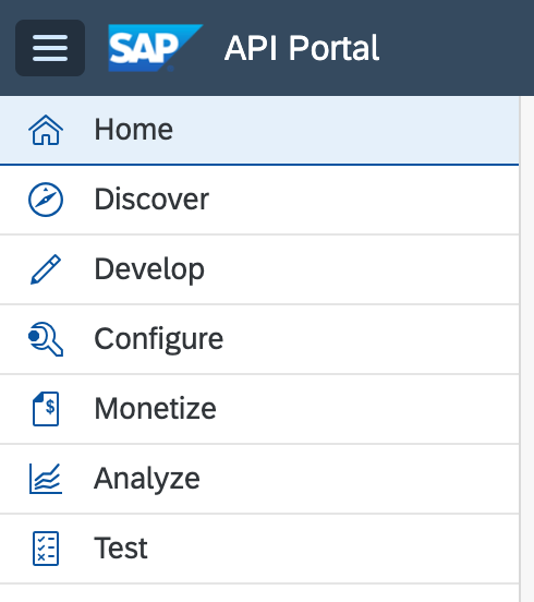 API management capabilities of CPI,  discover, develop, configure, monetize, analyze, test