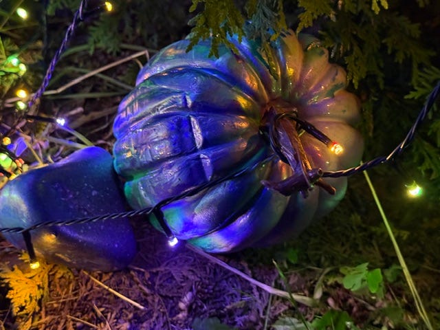 Pictures of the Glow Gourd Making Process