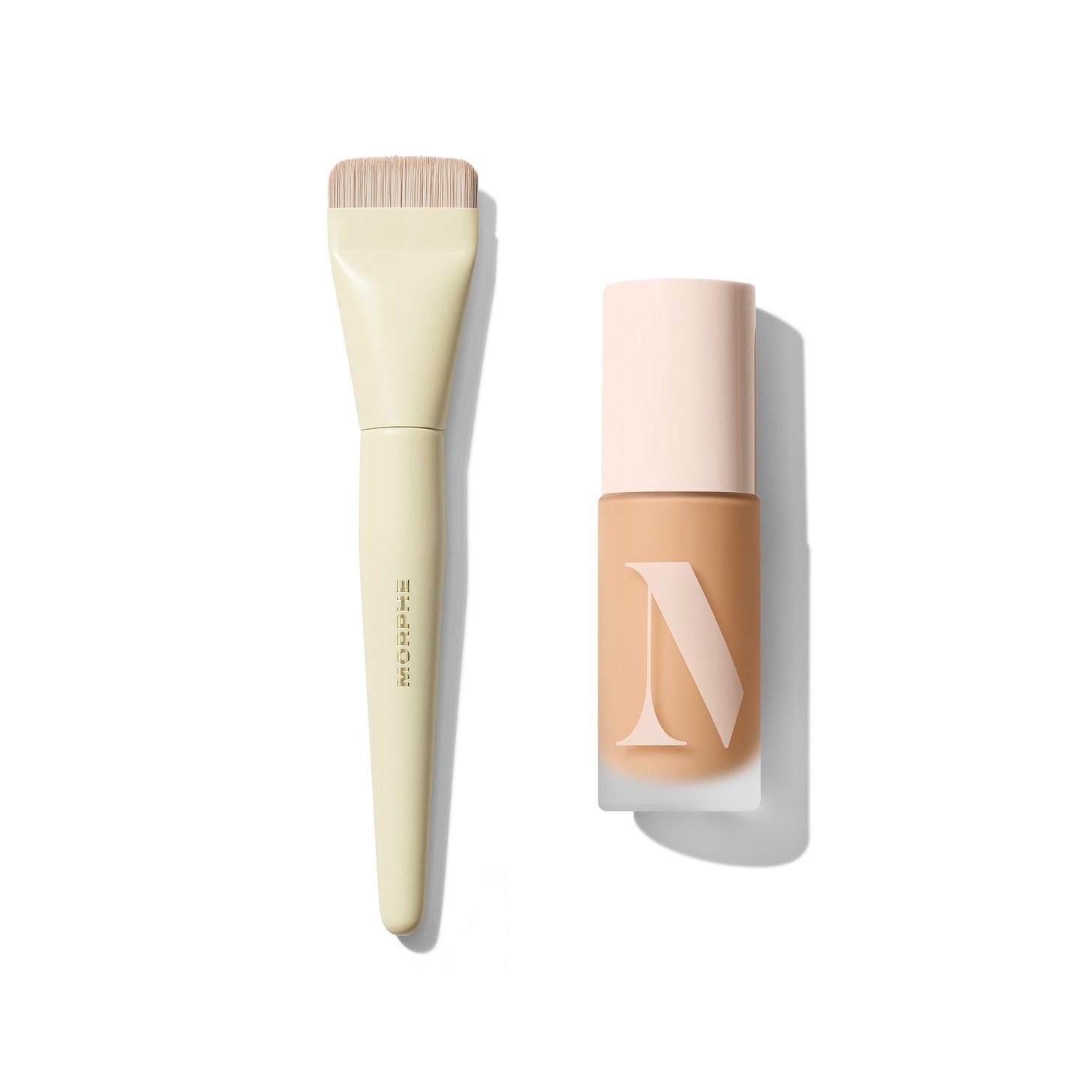 Buttery Blends M109 Spatula Foundation Brush + Lightform Extended Hydr – Morphe US Buttery Blends M109 Spatula Foundation Brush + Lightform Extended Hydr – Morphe US