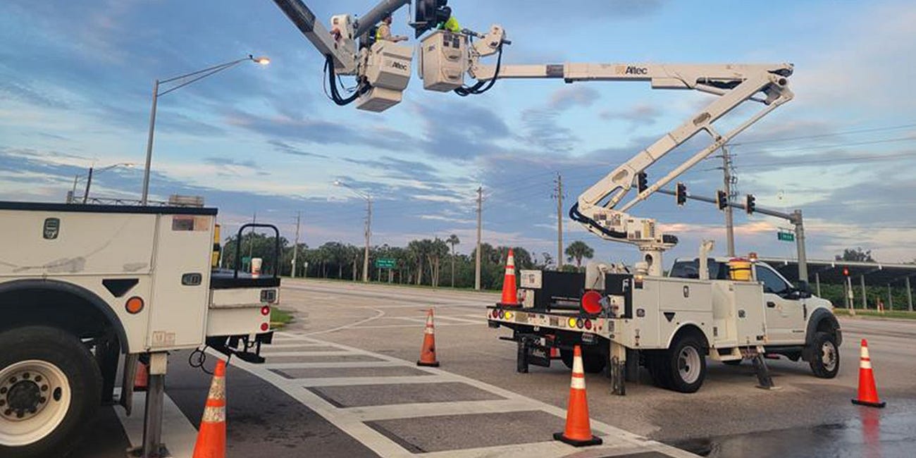 Over Half of County's Traffic Lights Operational Amid Ongoing Repairs Following Storm