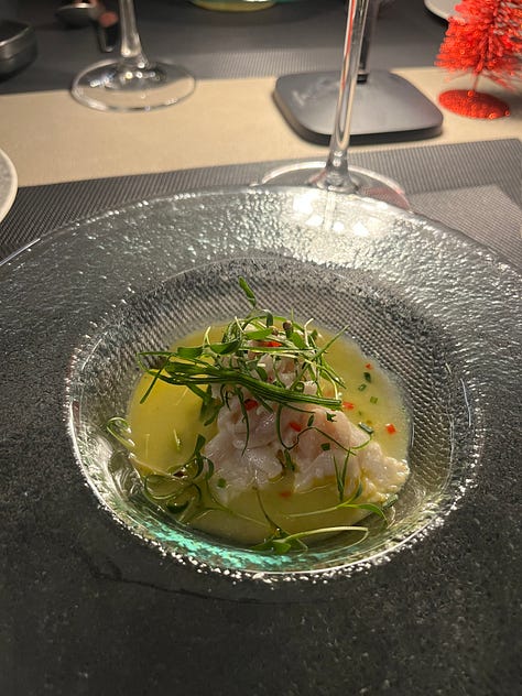 Tasting menu at Merceri food & drink