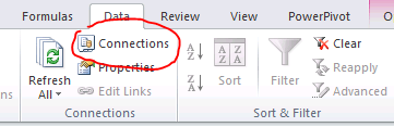 Excel Data Connections Cube Properties Excel Data Connections Cube Properties