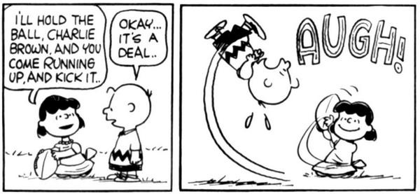 Douglas Mackinnon בטוויטר: "Lucy is playing the Westminster lot, Charlie  Brown is playing the Scottish people. The ball is Scotland's future....  http://t.co/bdgJW4xG3D"