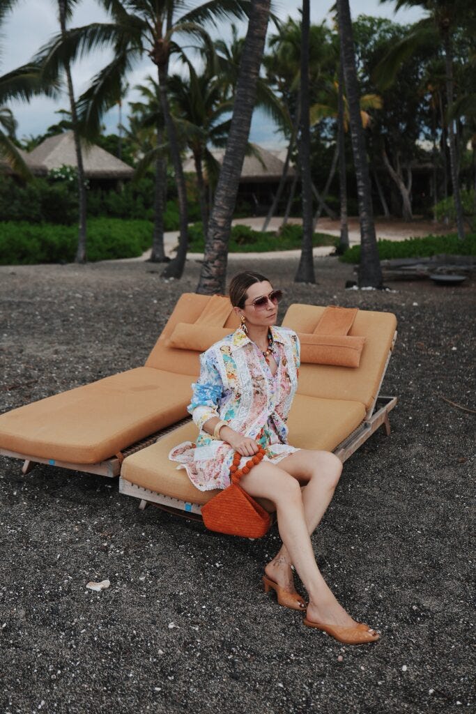 Zimmermann matching set summer look luxury summer style