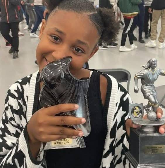 May be an image of 1 person, child and text