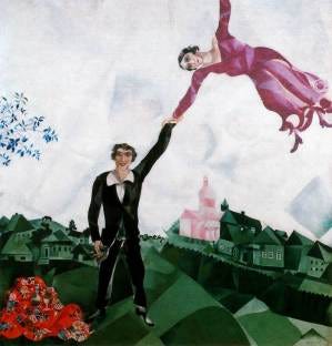 the-promenade By Marc Chagall, courtesy of MarcChagall.net