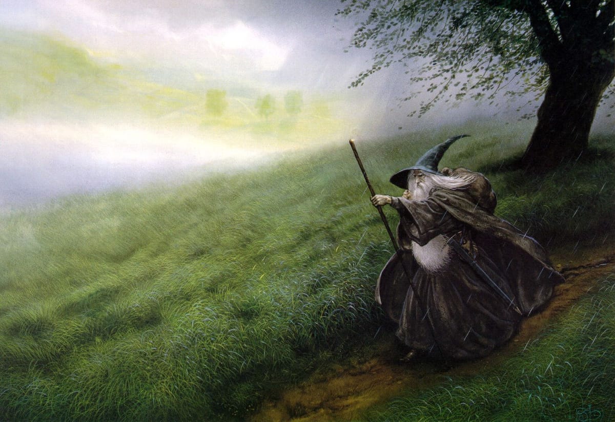 John Howe - Gandalf the Grey, 1989
