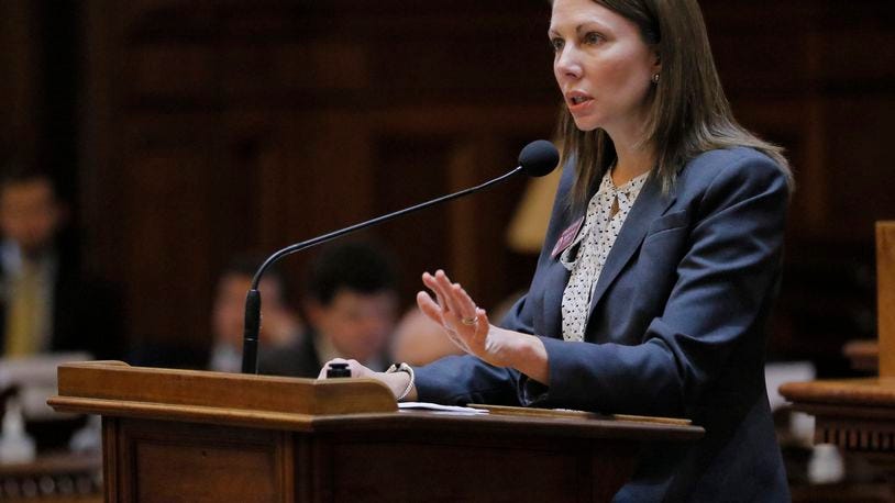 State Rep. Stacey Evans, D - Smyrna. Bob Andres, bandres@ajc.com