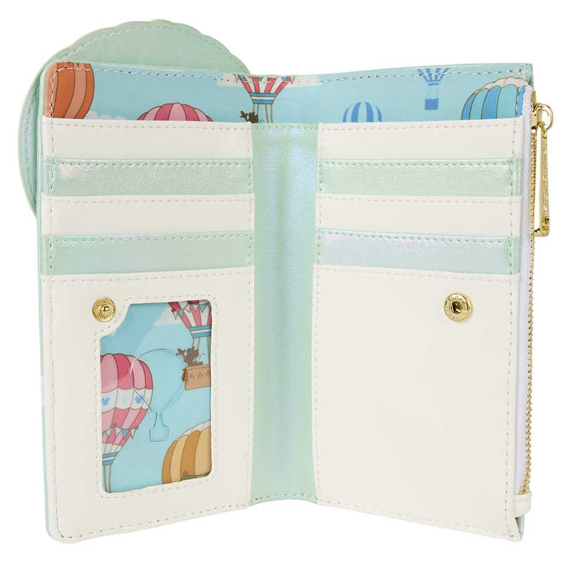 Mickey & Friends Hot Air Balloon Flap Wallet, , hi-res view 5 Mickey & Friends Hot Air Balloon Flap Wallet, , hi-res view 5