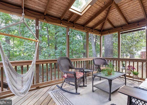 Images of a single-family house listing