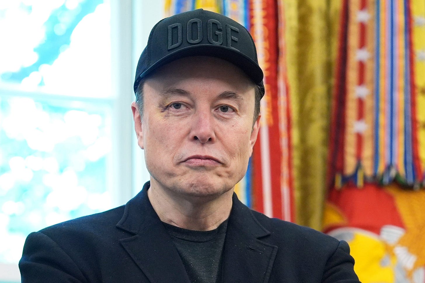 Musk says black eye came from his son's punch as he sports shiner during  Oval Office meeting with Trump | The Independent