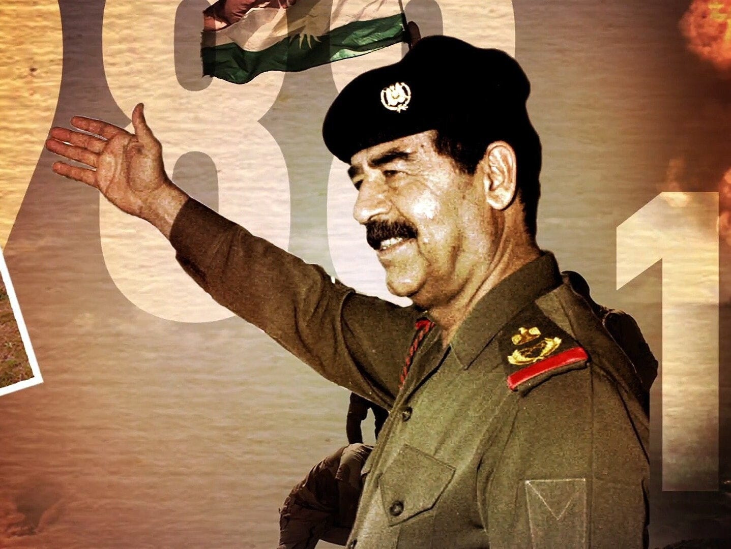 Former President of Iraq Saddam Hussein Poster Portrait Picture Photo ...