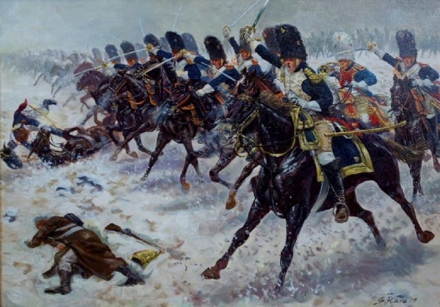 SABRES IN THE SNOW: MURAT CHARGES TO GLORY AT EYLAU, 1807! | The Deadliest  Blogger: Military History Page