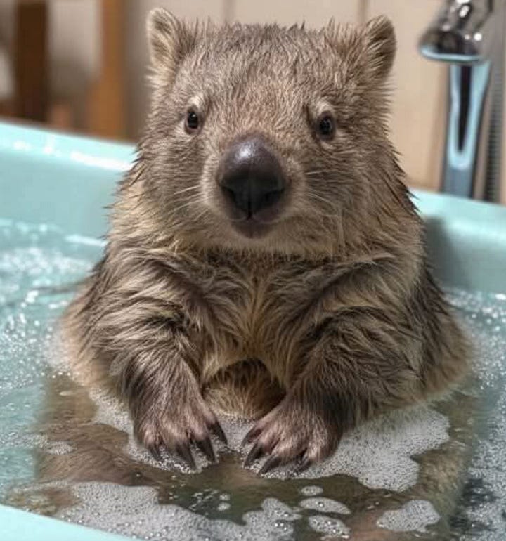 Wombat Stack Wombat Wednesday! No Words, Just Wombats!