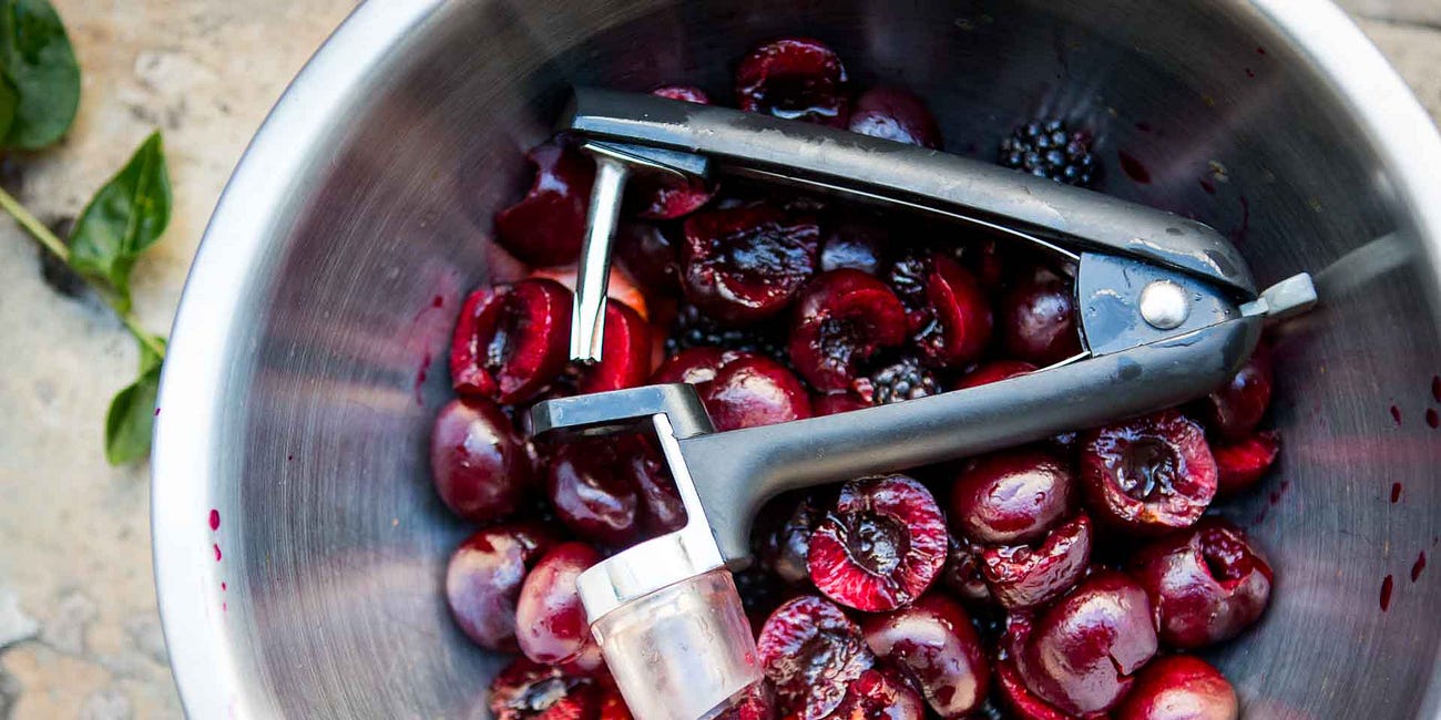 Go ahead, treat yourself to a cherry pitter